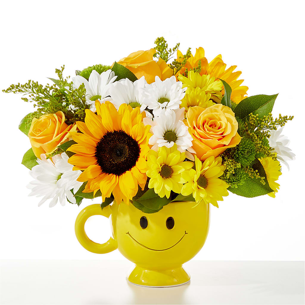 Be Happy Bouquet – R & J BLOOMS, Rowlett TX