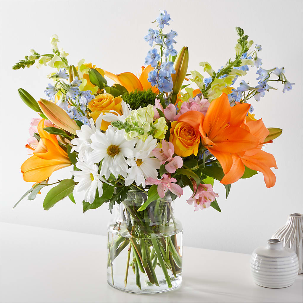 Sun Salutation Bouquet – R & J BLOOMS, Rowlett TX