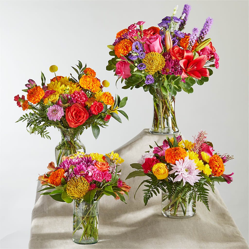 Feast of Color – A Florist Original – R & J BLOOMS, Rowlett TX