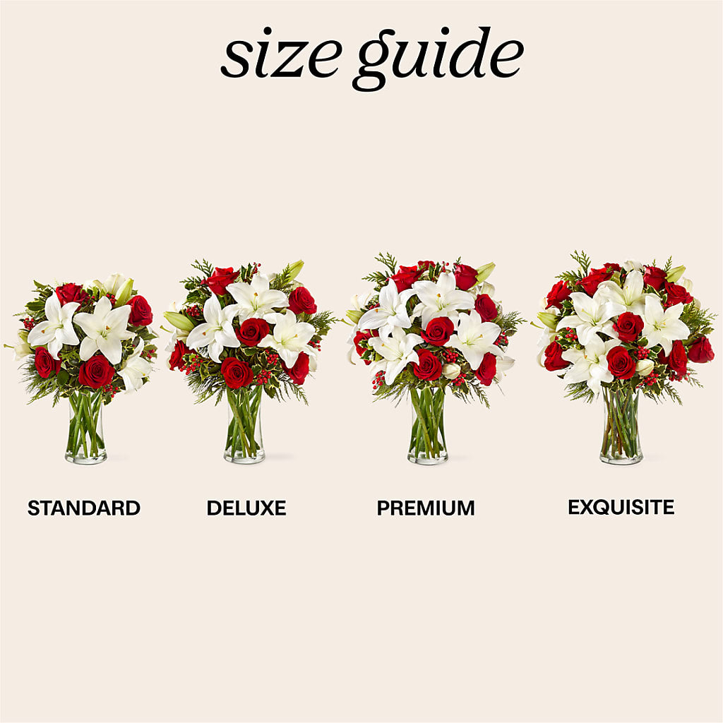 Sparkling Snowflakes Bouquet – R & J BLOOMS, Rowlett TX