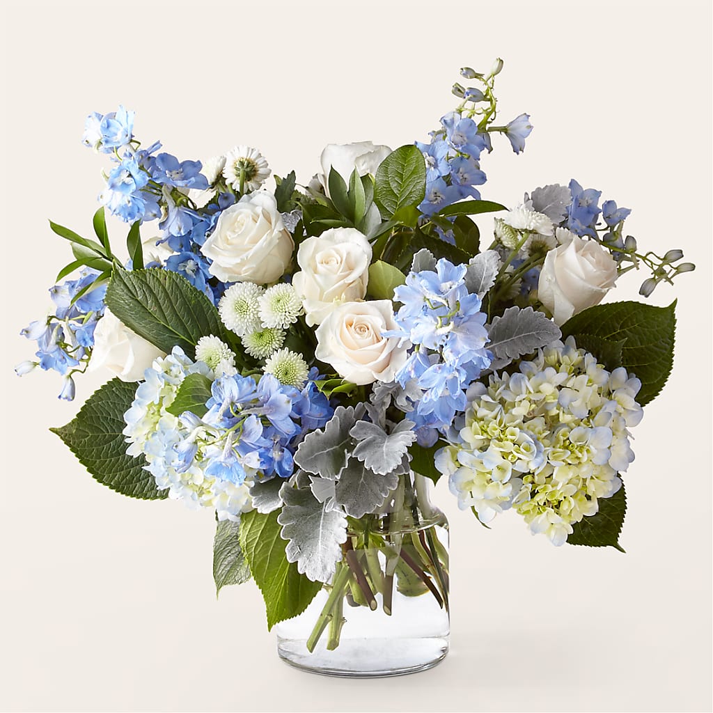 Clear Skies Bouquet – R & J BLOOMS, Rowlett TX