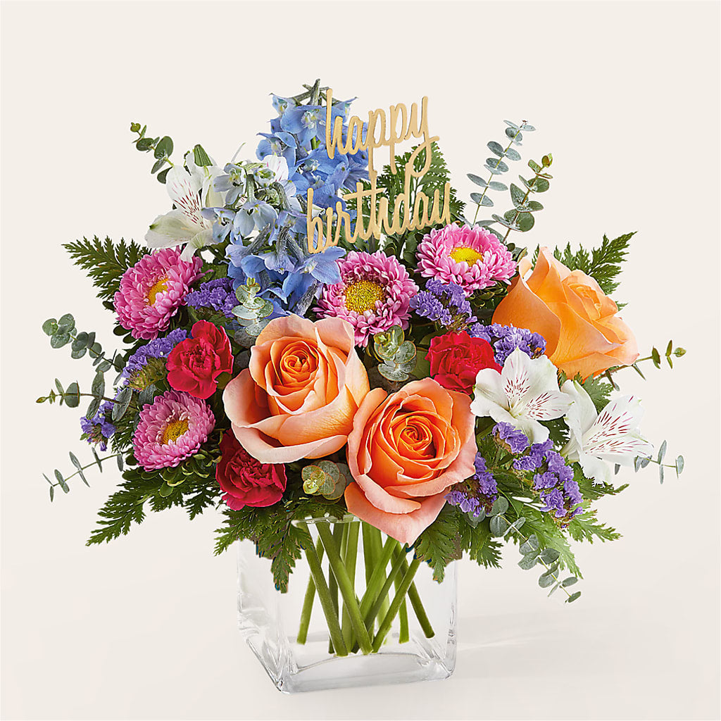 Birthday Bash Bouquet – R & J BLOOMS, Rowlett TX