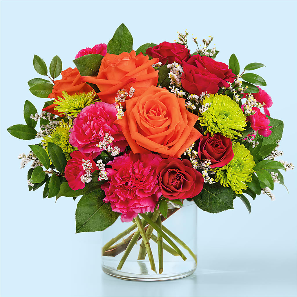 Colorful Carnival Bouquet – R & J BLOOMS, Rowlett TX