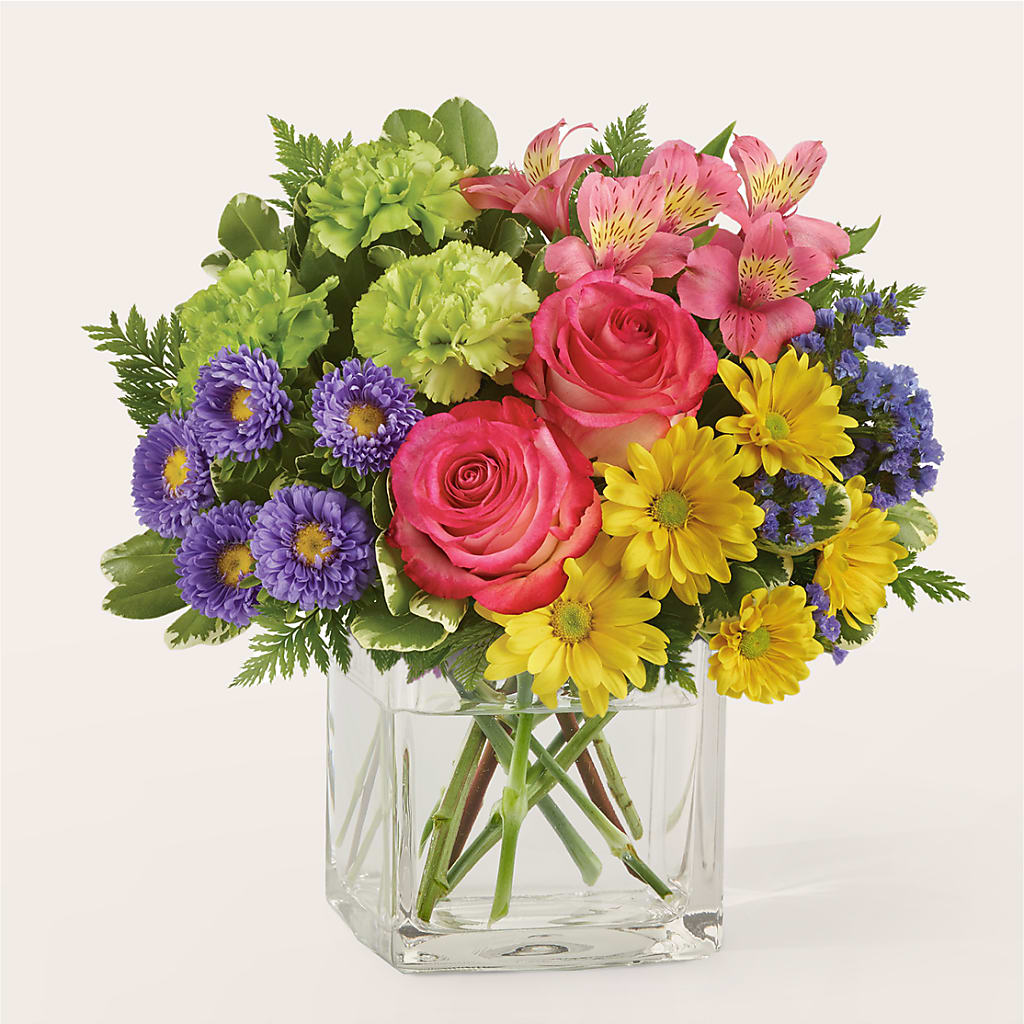 Candy Jar Bouquet – R & J BLOOMS, Rowlett TX