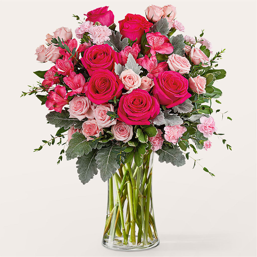 Tickled Pink Bouquet – R & J BLOOMS, Rowlett TX