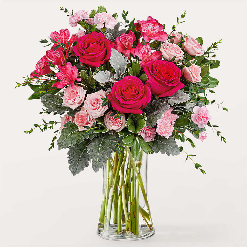 Tickled Pink Bouquet – R & J BLOOMS, Rowlett TX