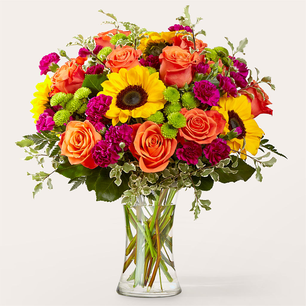 Warmth & Light Bouquet – R & J BLOOMS, Rowlett TX