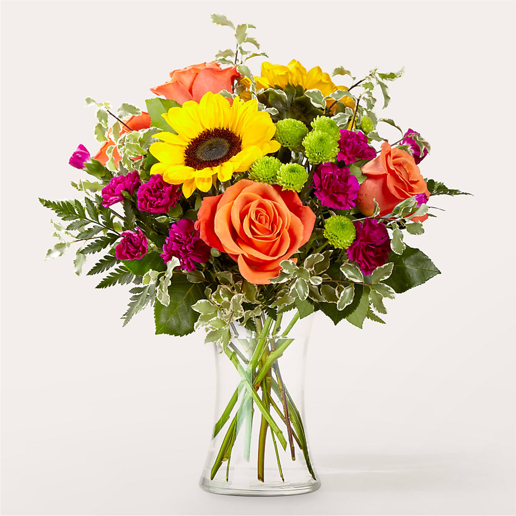 Warmth & Light Bouquet – R & J BLOOMS, Rowlett TX