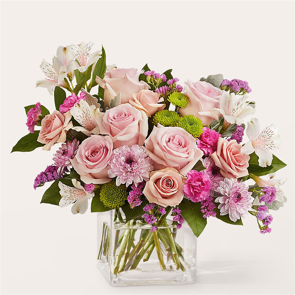 Pink Suede Bouquet – R & J BLOOMS, Rowlett TX