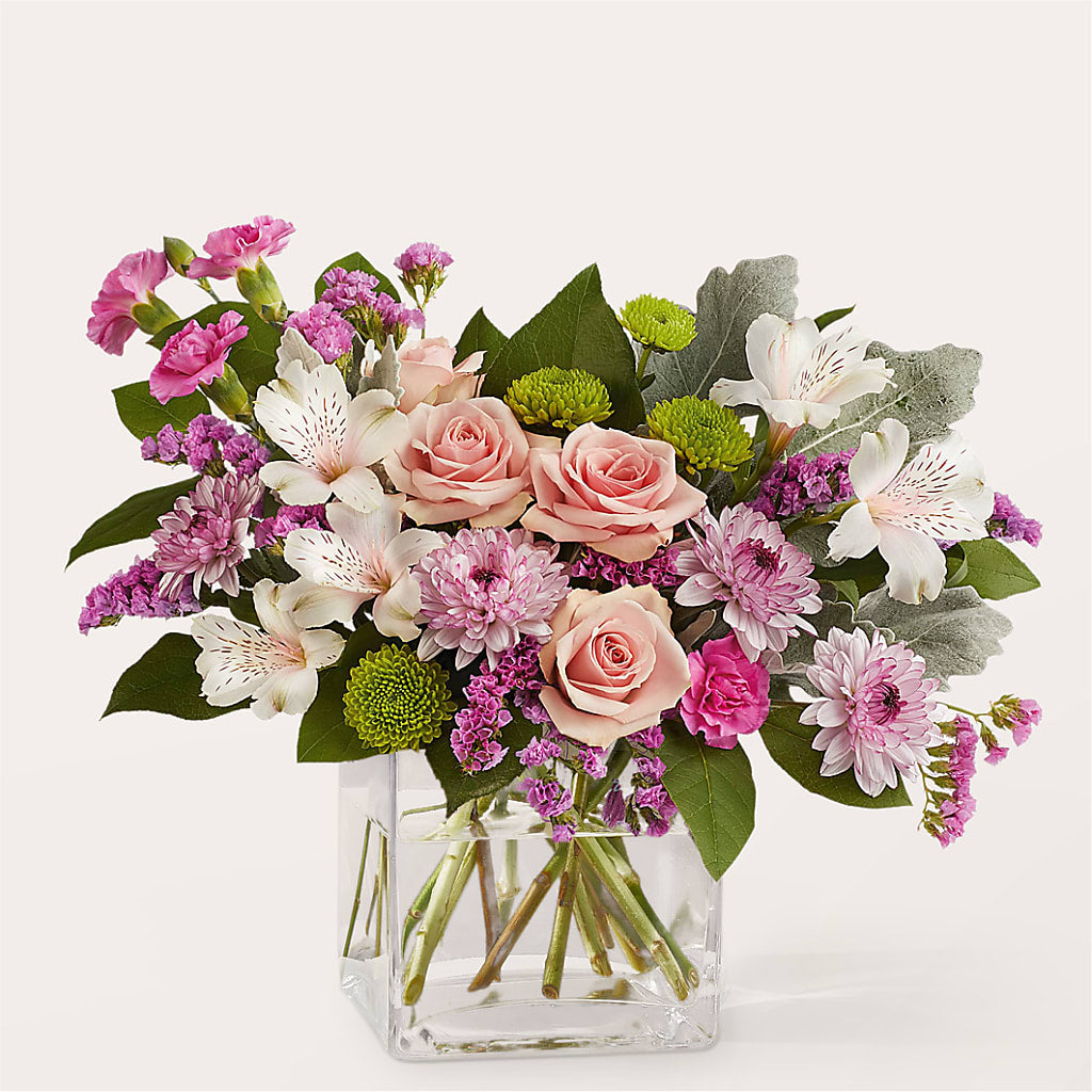 Pink Suede Bouquet – R & J BLOOMS, Rowlett TX