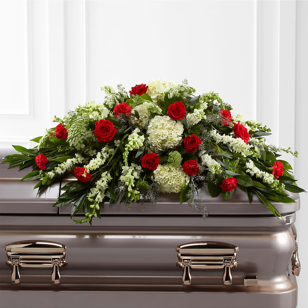 Sincerity Casket Spray – R & J BLOOMS, Rowlett TX