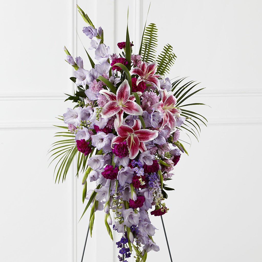 Tender Touch Standing Spray – R & J BLOOMS, Rowlett TX