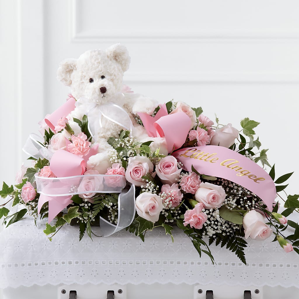 Touch of Sympathy Casket Spray – R & J BLOOMS, Rowlett TX