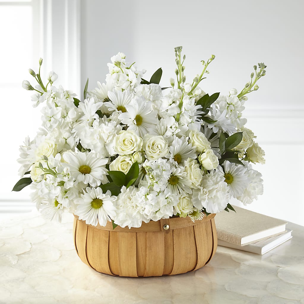Graceful Garden Basket – R & J BLOOMS, Rowlett TX