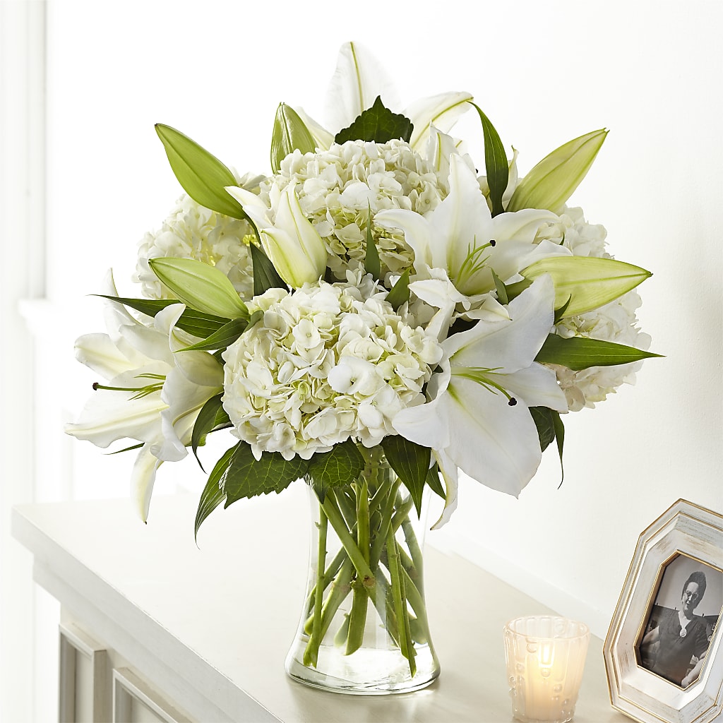Compassionate Lily Bouquet – R & J BLOOMS, Rowlett TX