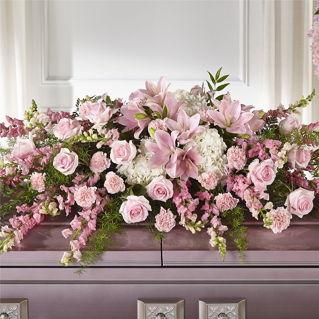 Life & Remembrance Casket Spray – R & J BLOOMS, Rowlett TX