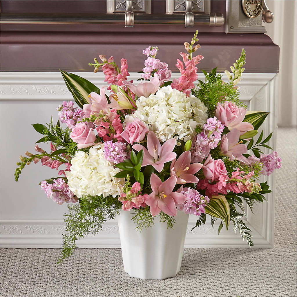Simply Serene Floor Basket – R & J BLOOMS, Rowlett TX