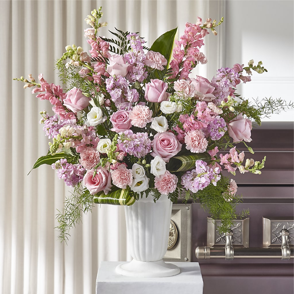 Divine Comfort Arrangement – R & J BLOOMS, Rowlett TX
