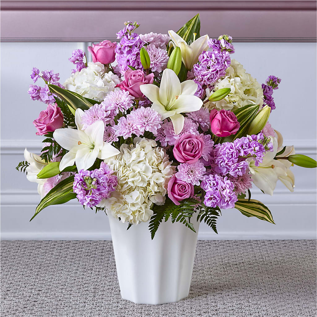 Heaven Sent Floor Basket – R & J BLOOMS, Rowlett TX
