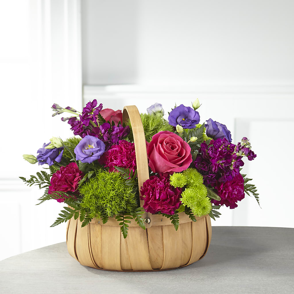 Serene Sanctuary Basket – R & J BLOOMS, Rowlett TX