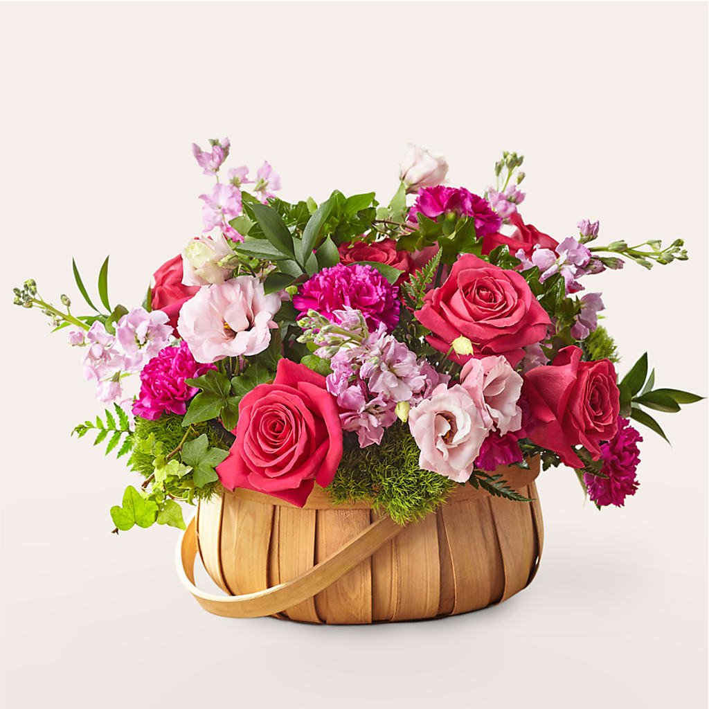 Radiance in Bloom Basket – R & J BLOOMS, Rowlett TX