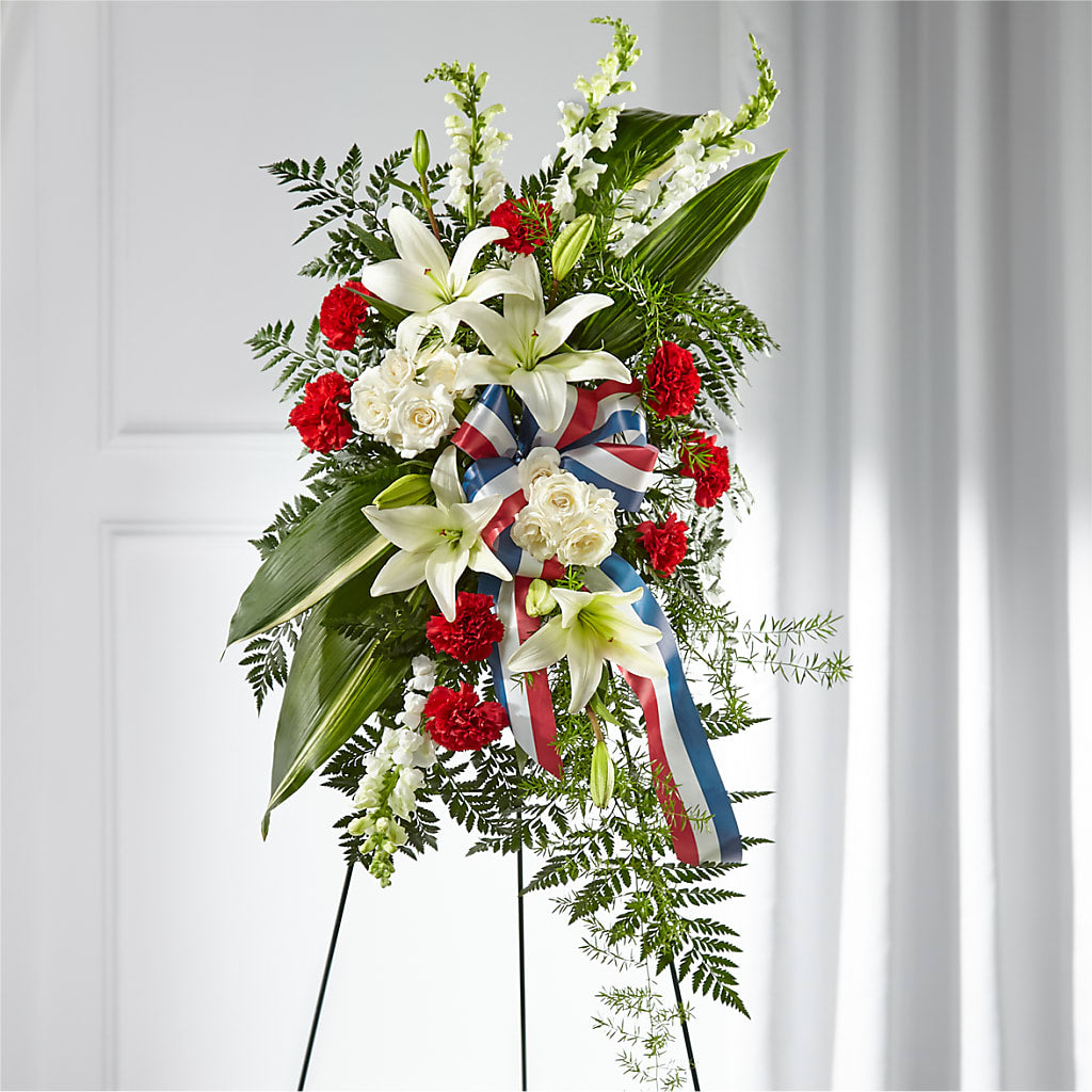 Stars of Life Standing Spray – R & J BLOOMS, Rowlett TX