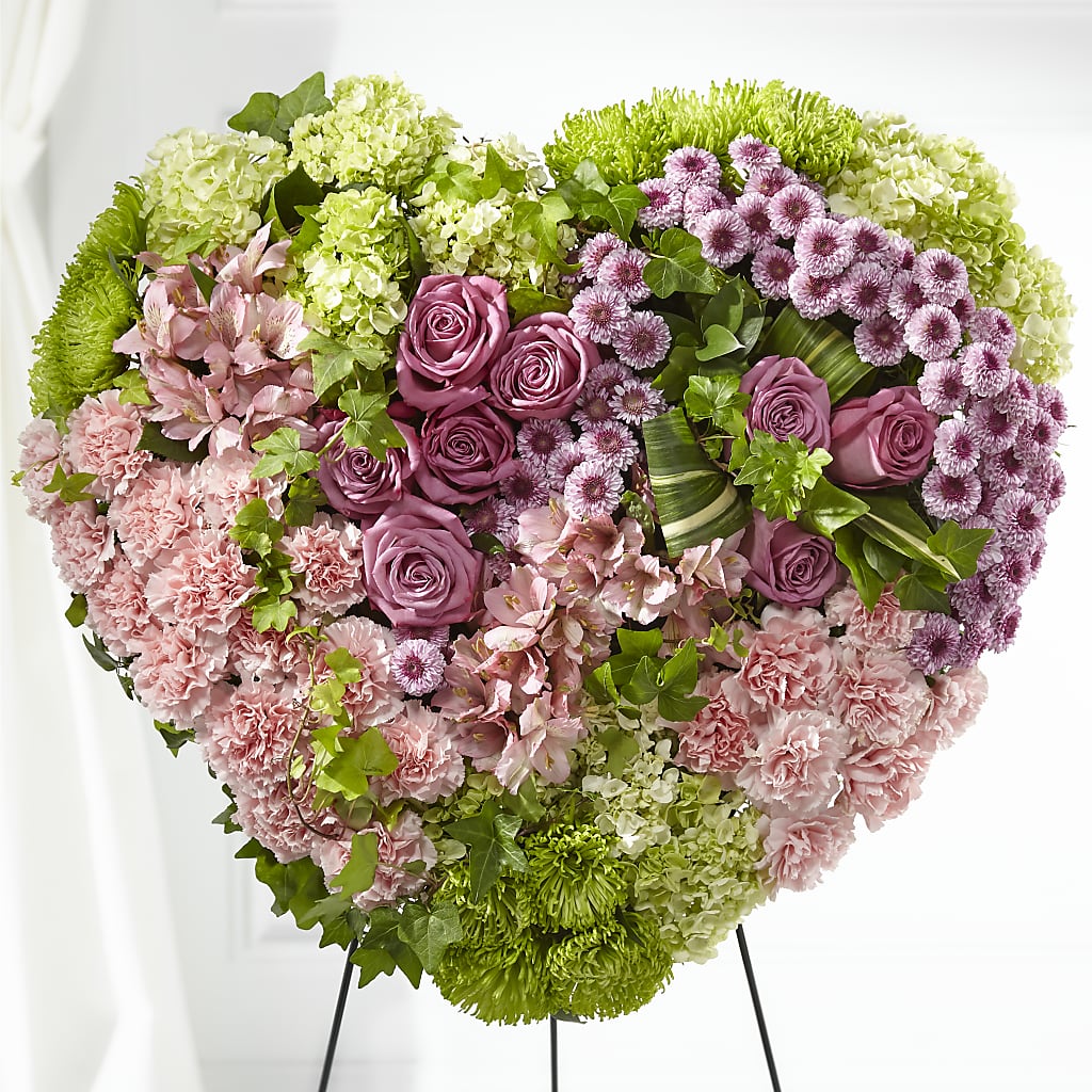 Heartwarming Standing Heart – R & J BLOOMS, Rowlett TX