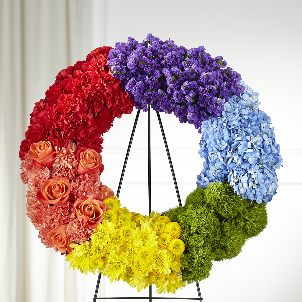 Circle of Love Wreath – R & J BLOOMS, Rowlett TX