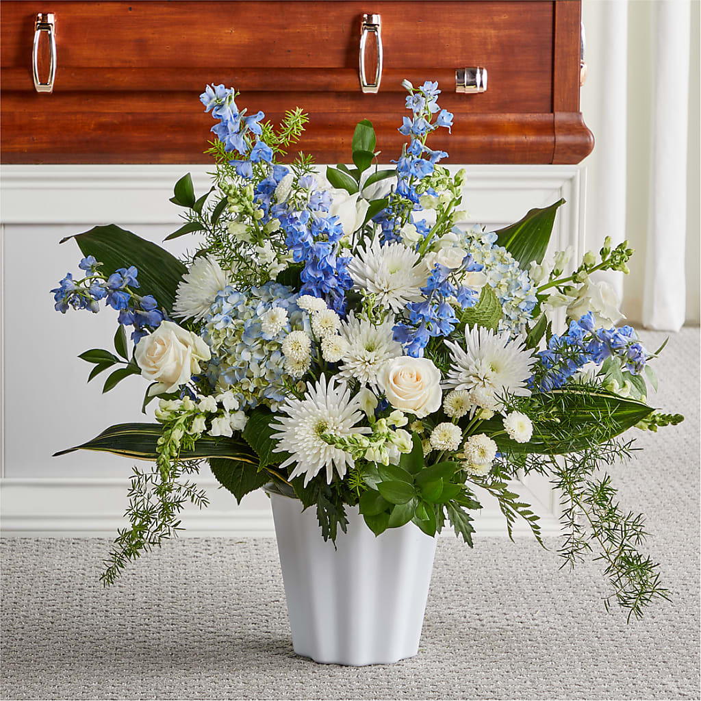 Everlasting Memories Floor Basket – R & J BLOOMS, Rowlett TX