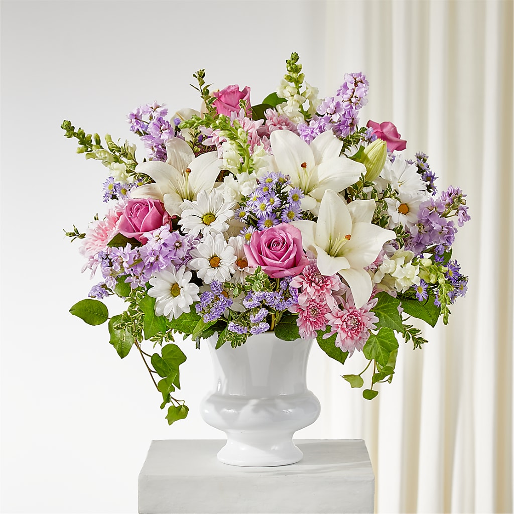 Remarkable Life Urn Arrangement – R & J BLOOMS, Rowlett TX