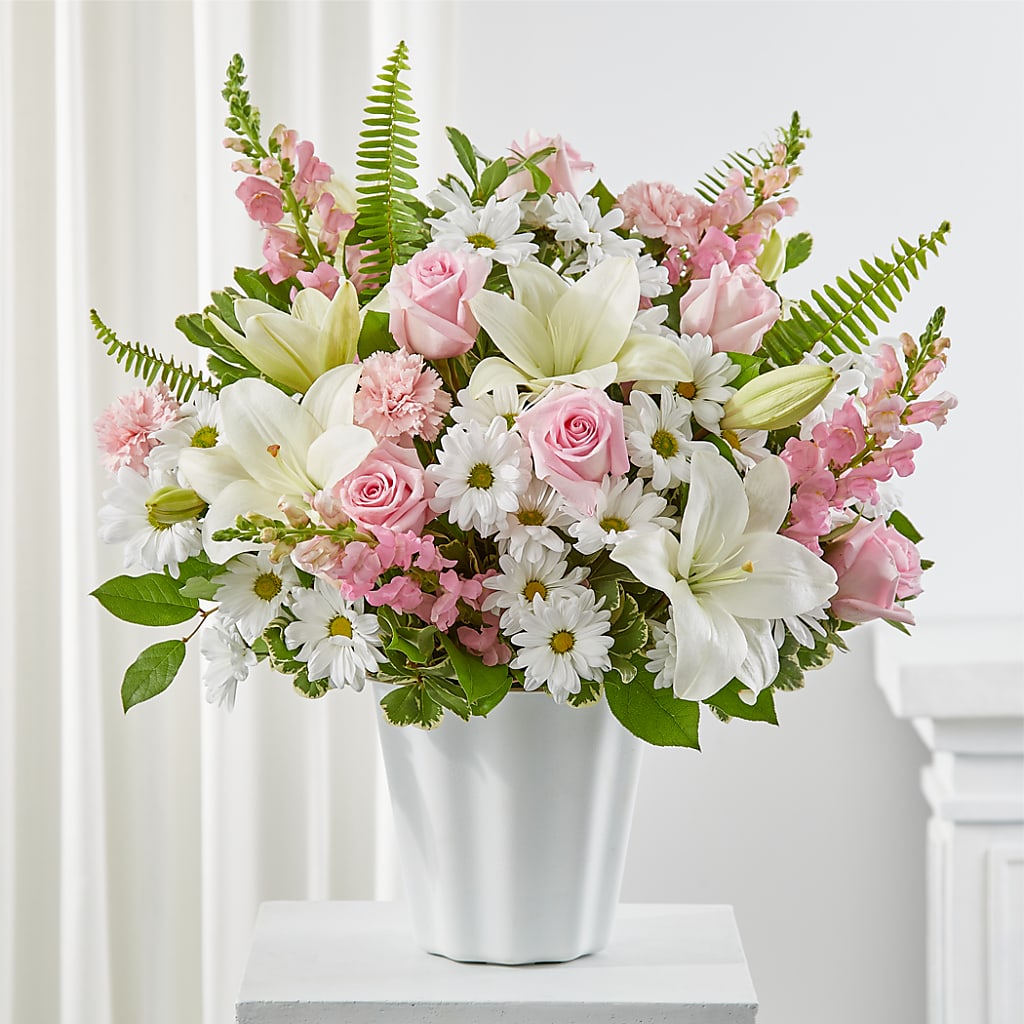 Soft Touch Tabletop Basket – R & J BLOOMS, Rowlett TX