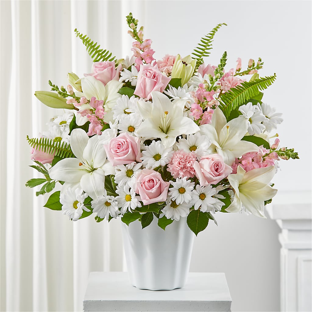 Soft Touch Tabletop Basket – R & J BLOOMS, Rowlett TX