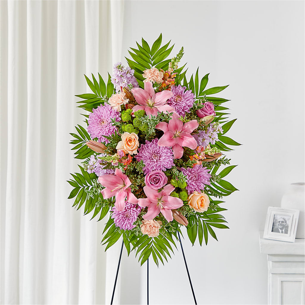 Love & Light Standing Spray – R & J BLOOMS, Rowlett TX