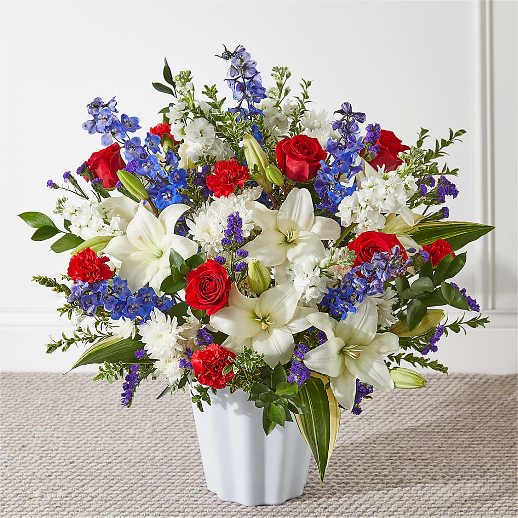 Consoled Floor Basket – R & J BLOOMS, Rowlett TX