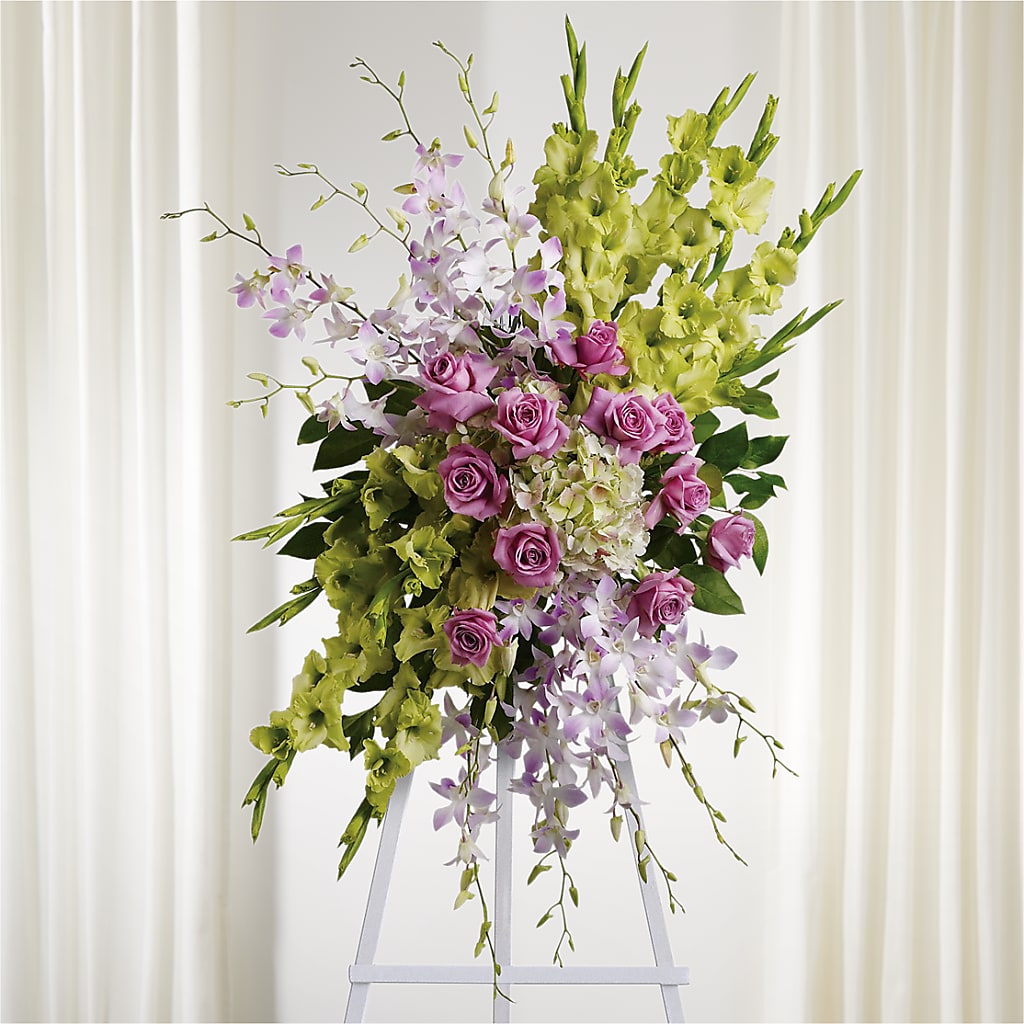 Lasting Legacy Standing Spray – R & J BLOOMS, Rowlett TX