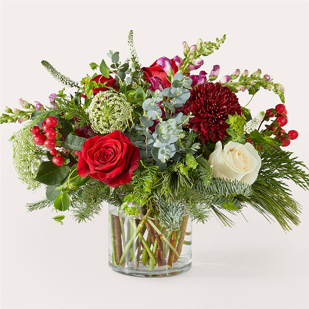 Cranberry Fizz Bouquet – R & J BLOOMS, Rowlett TX
