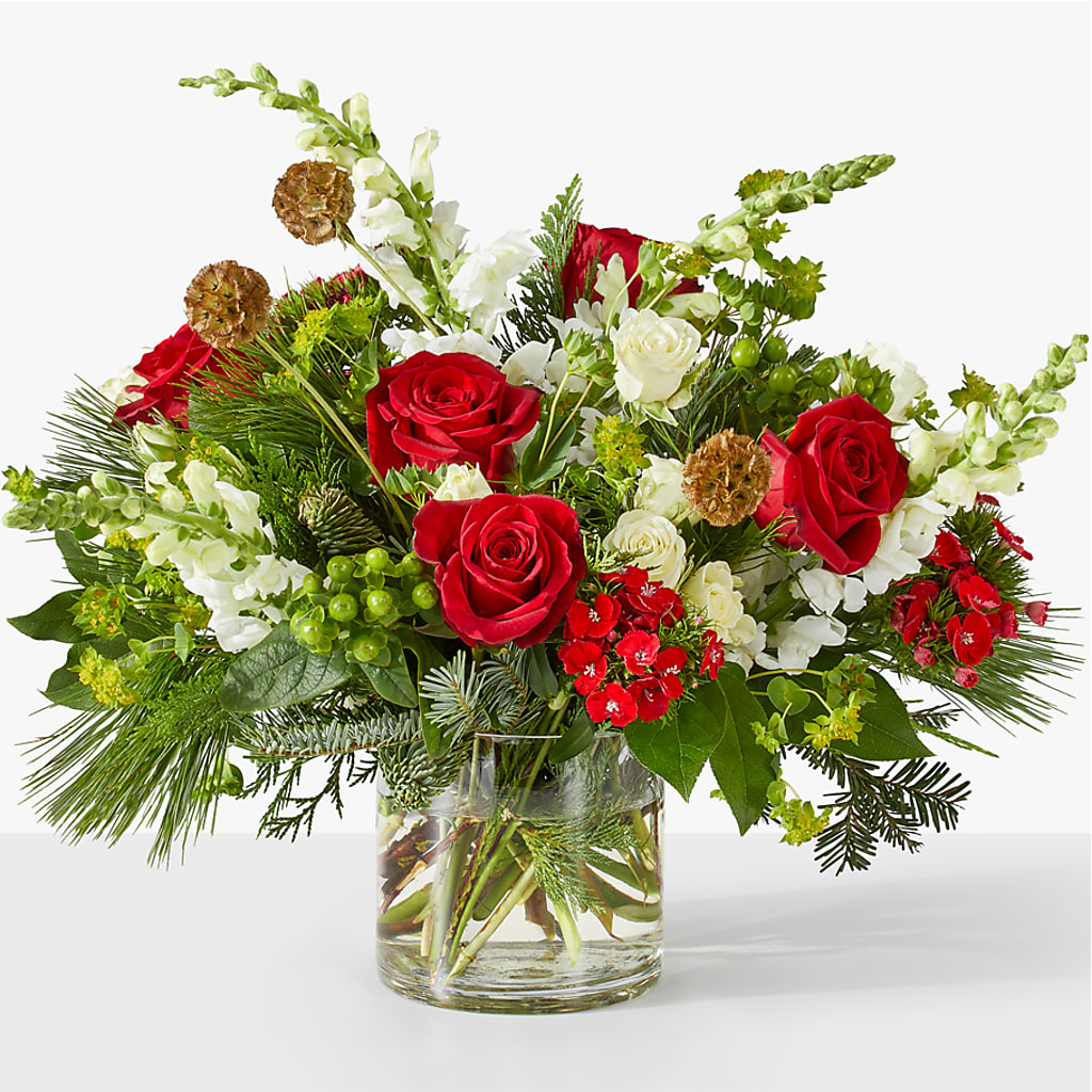 Deck the Halls Bouquet – R & J BLOOMS, Rowlett TX