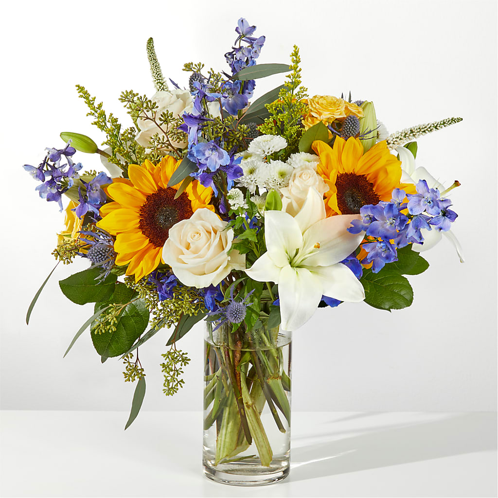 Wonderfully Sunny Bouquet – R & J BLOOMS, Rowlett TX