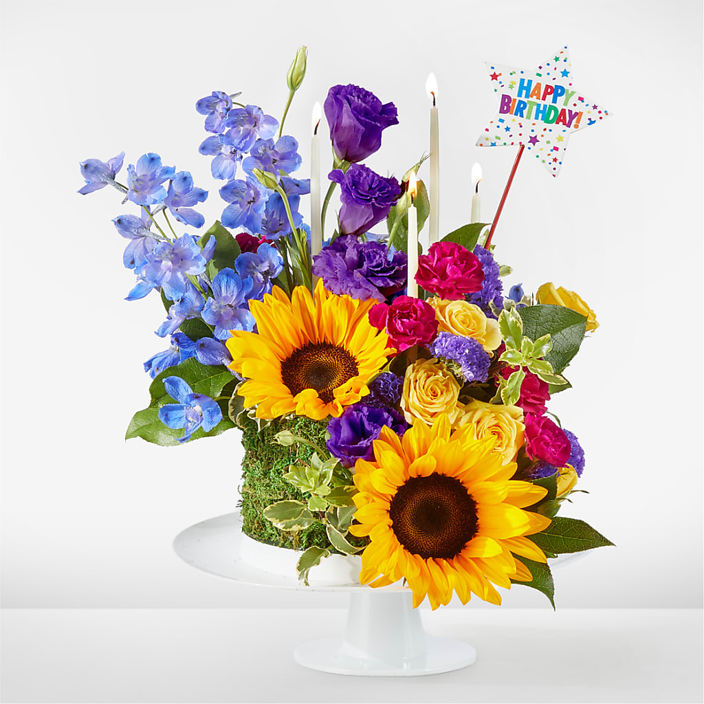 Star of the Day Floral Cake – R & J BLOOMS, Rowlett TX