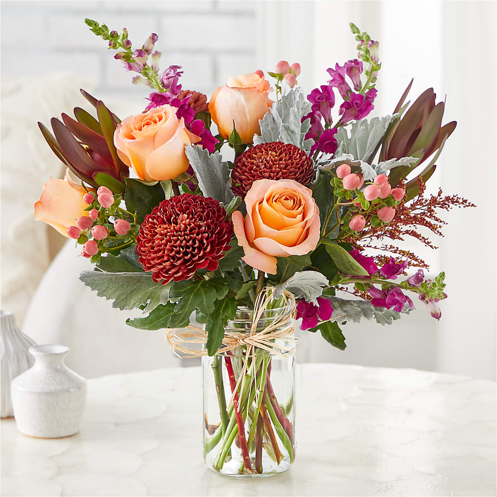 Moody Hues Bouquet – R & J BLOOMS, Rowlett TX