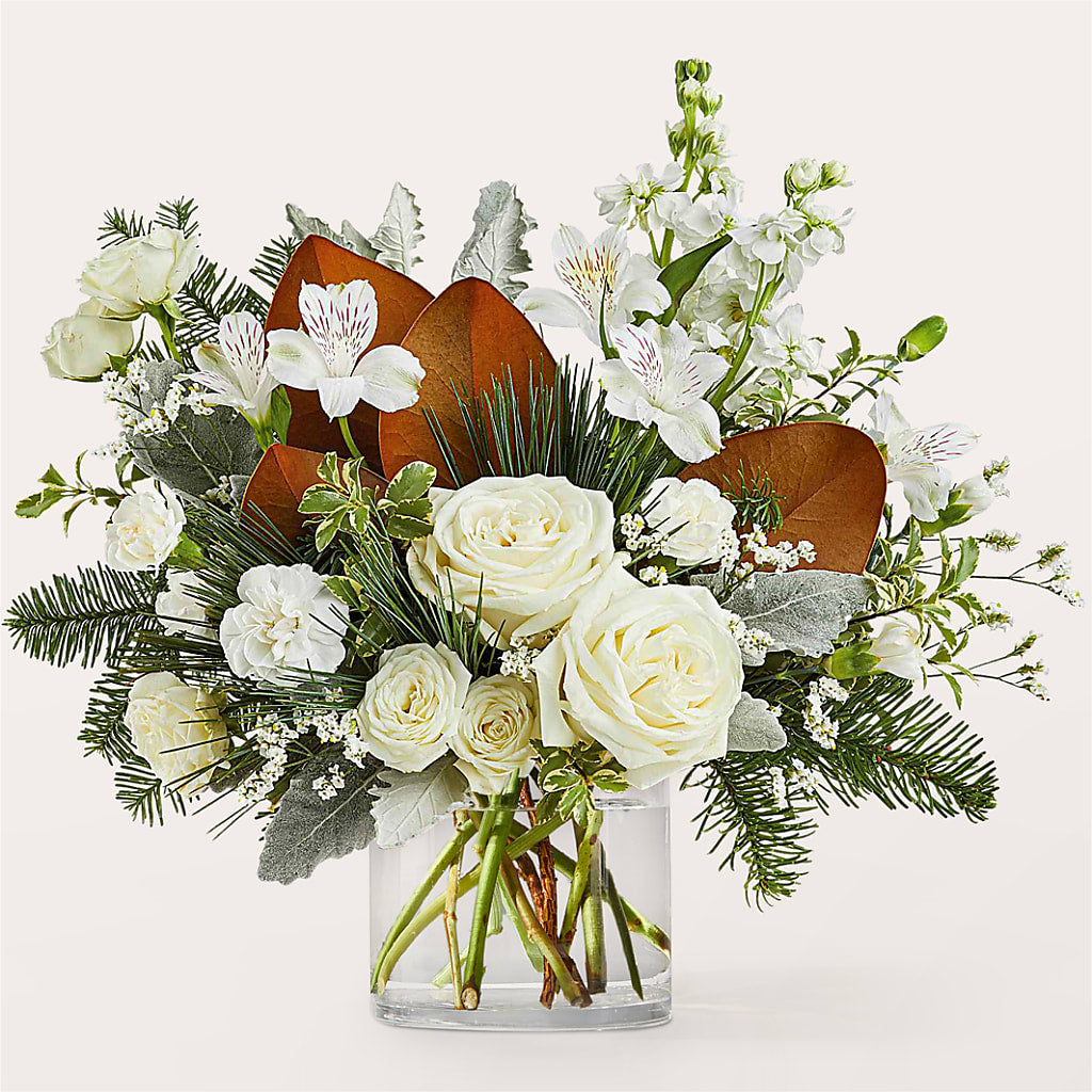 Fresh Snowfall Bouquet – R & J BLOOMS, Rowlett TX