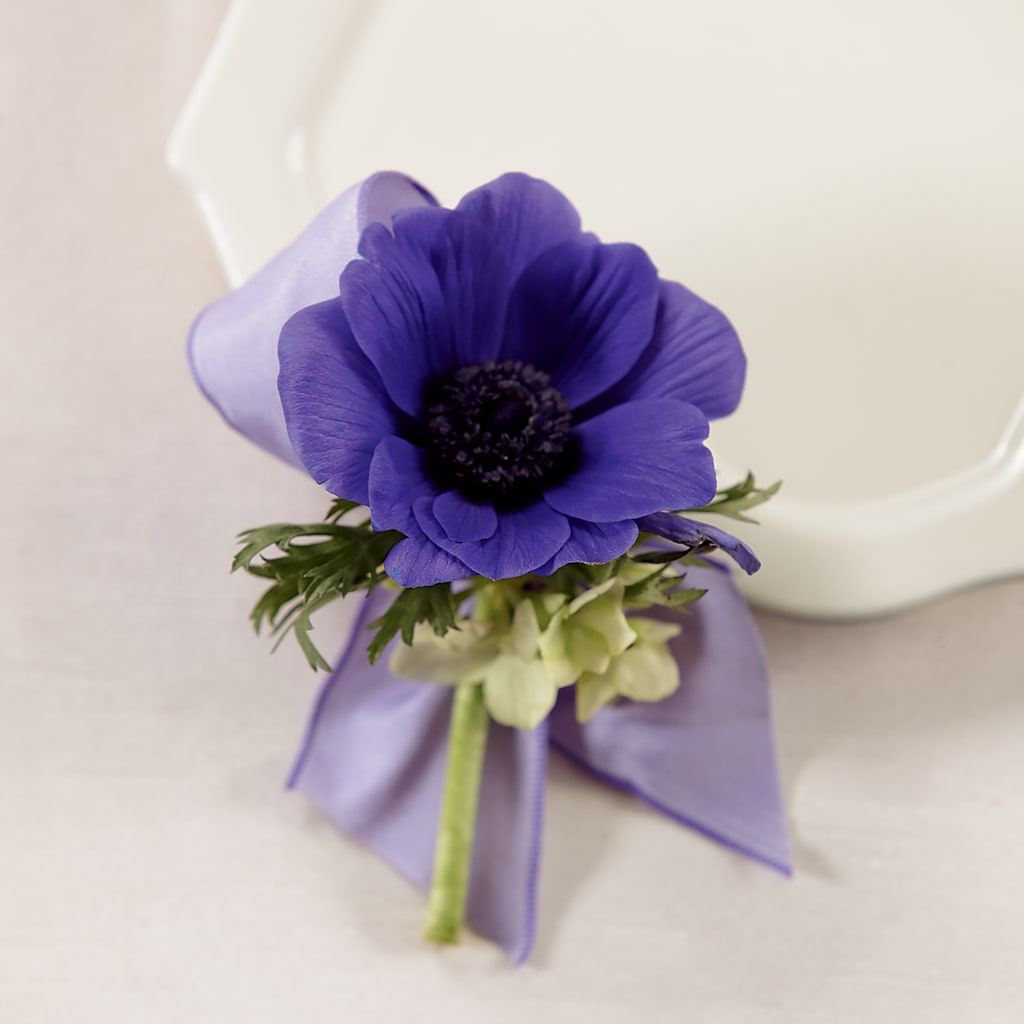 Purple Passion Boutonniere – R & J BLOOMS, Rowlett TX