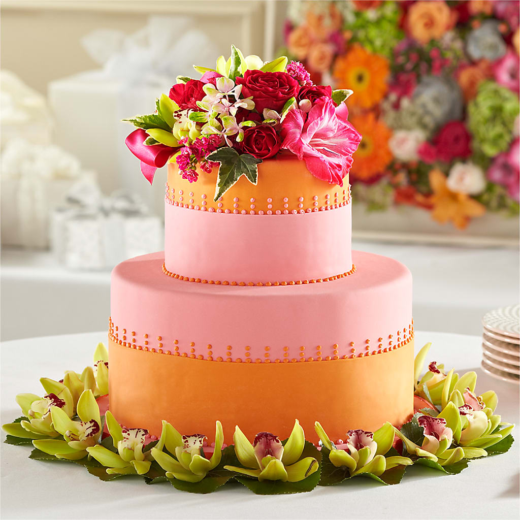Sweet Citrus Cake Decor – R & J BLOOMS, Rowlett TX