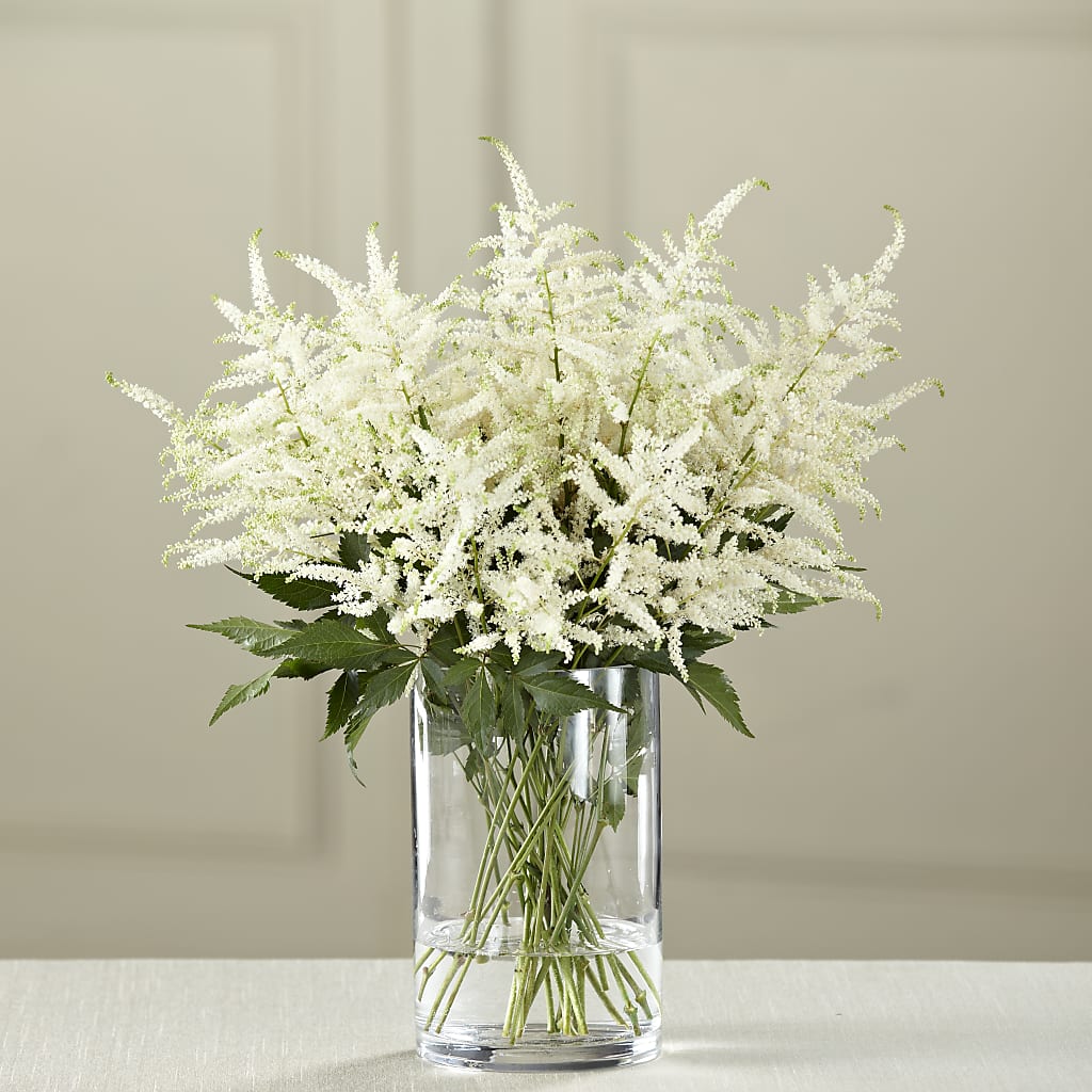 White Astilbe Bouquet – R & J BLOOMS, Rowlett TX