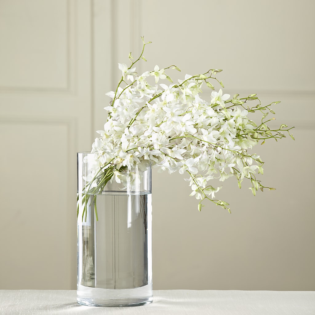 White Dendrobium Bouquet – R & J BLOOMS, Rowlett TX