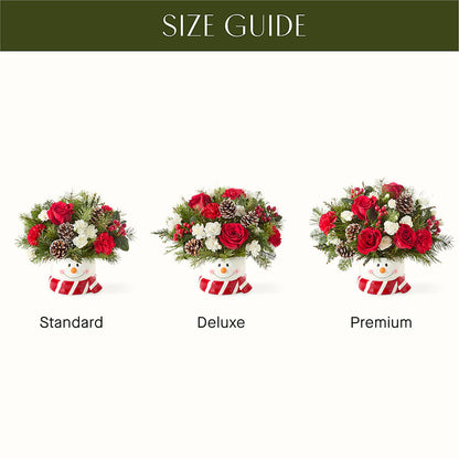 Jolly Snowman Bouquet – R & J BLOOMS, Rowlett TX