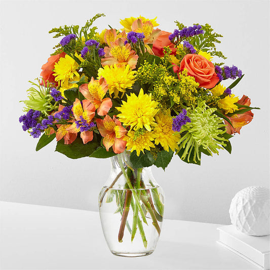 Marmalade Skies Bouquet – R & J BLOOMS, Rowlett TX