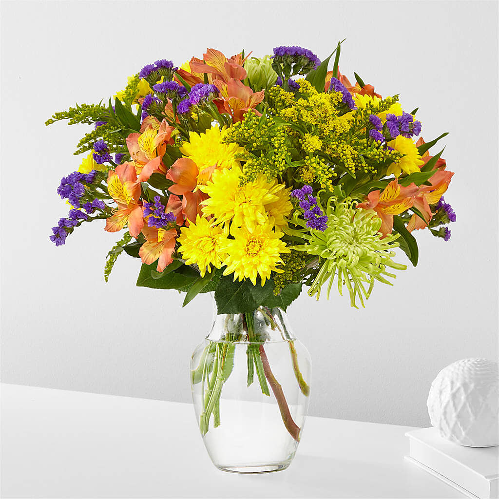 Marmalade Skies Bouquet – R & J BLOOMS, Rowlett TX