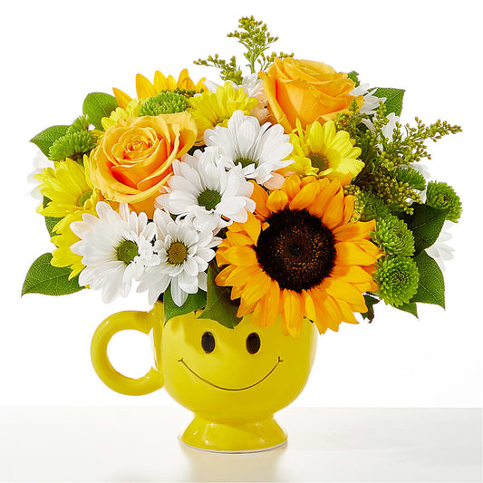 Be Happy Bouquet – R & J BLOOMS, Rowlett TX