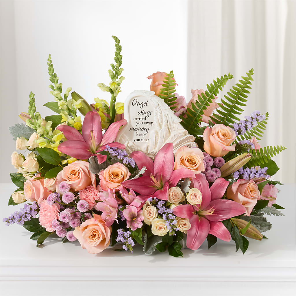 Gentle Light Arrangement – R & J BLOOMS, Rowlett TX